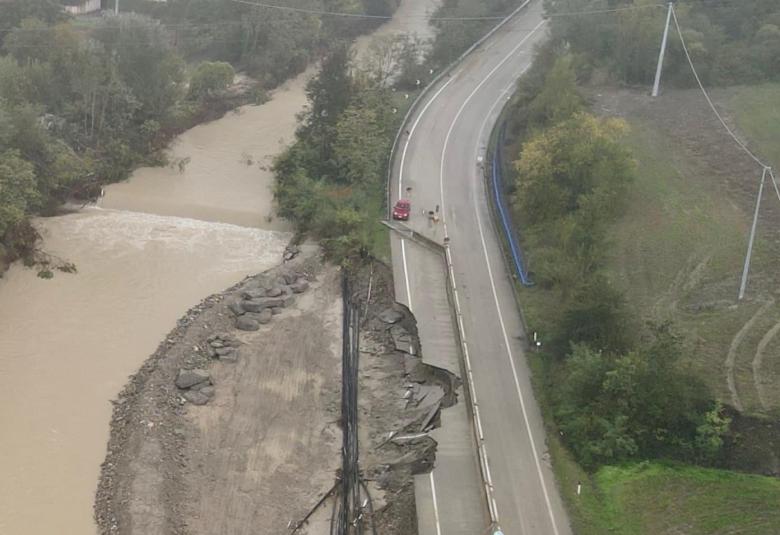 Fondovalle, ormai sistemato il dissesto vicino al Ponte delle Oche