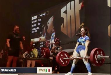 Sara Naldi ancora sul podio
