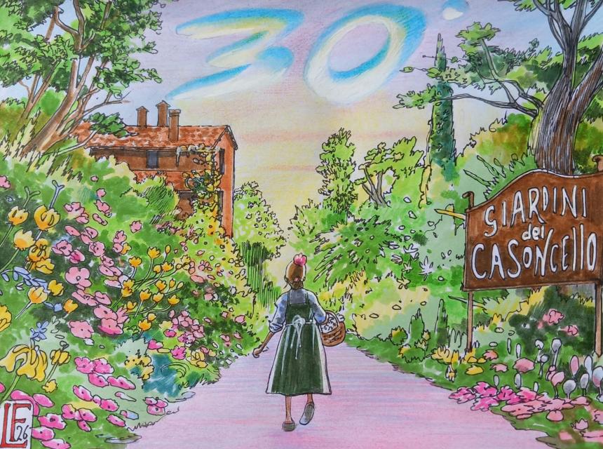 I ‘Giardini del Casoncello’ compiono 30 anni